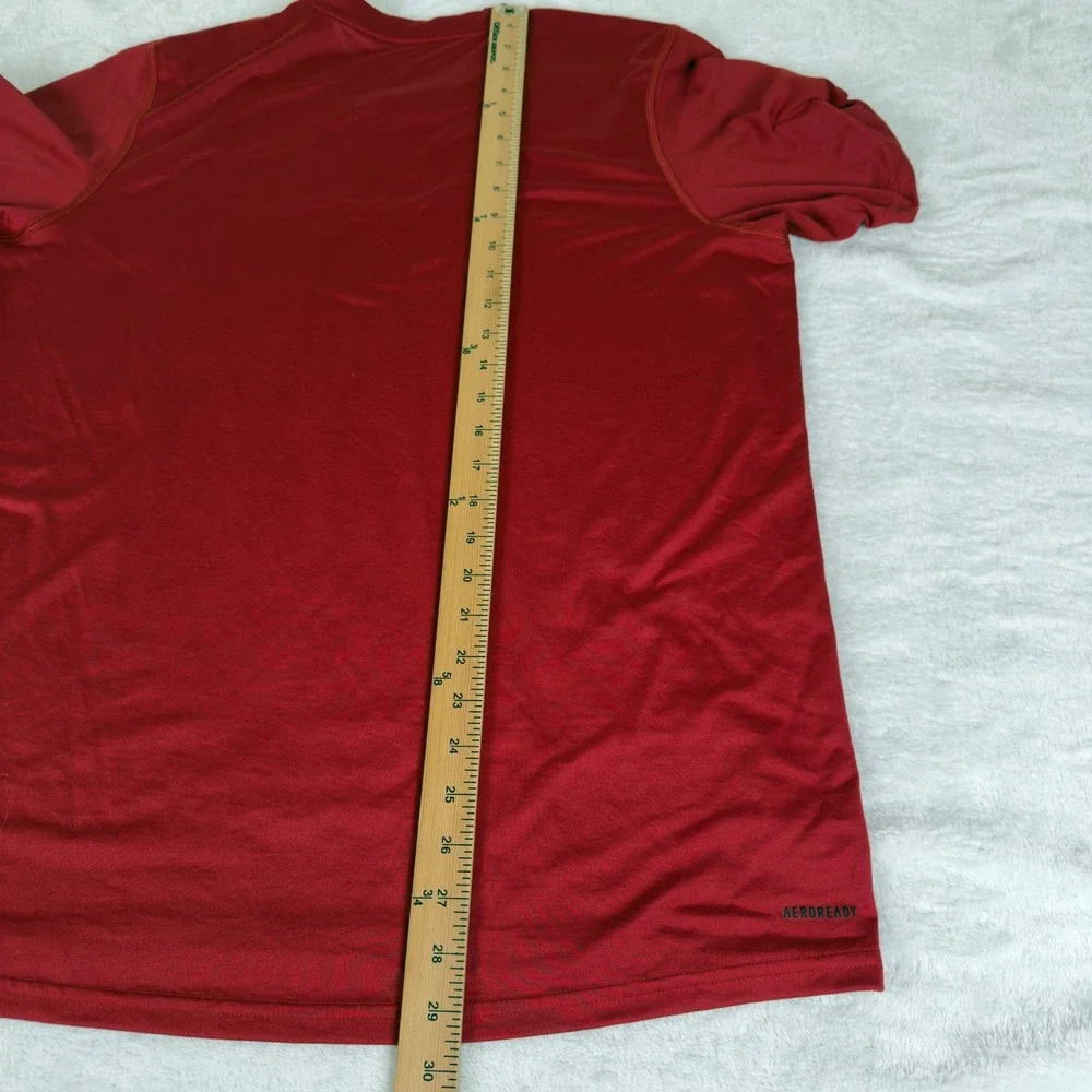 Adidas Assembly Hall Indiana Hoosiers Red Aeroready Creator‎ Tee Mens XL EA1147